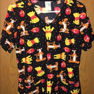 Winny the Pooh Scrub Top